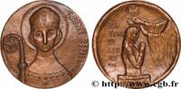FRANKREICH Médaille, Saint Rémi et Clovis RELIGIONS Monnaie de Paris 1982 (69mm, 158,88g, 12h) -