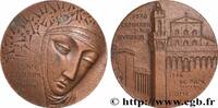 FRANKREICH Médaille, Sainte Catherine de Sienne MÉDAILLES RELIGIEUSES Monnaie de Paris 1977 (63mm, 147,52g, 12h) -