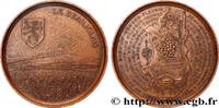 FRANKREICH Médaille, Le Beaujolais RÉGIONS Monnaie de Paris 1975 (73mm, 167,35g, 12h) -