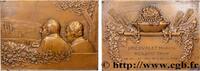 FRANKREICH Plaque, Noces d’or AMOUR ET MARIAGE Monnaie de Paris 1966 (57,5mm, 187,01g, 12h) -
