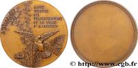 FRANKREICH Médaille, Félicitations de la ville d’Ajaccio AMOUR ET MARIAGE Monnaie de Paris 1979 (58,5mm, 80,68g, 12h) -