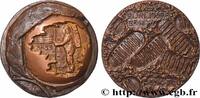 FRANKREICH Médaille, Les premiers pas de l’Homme sur la Lune CONQUÊTE DE L'ESPACE - EXPLORATION SPATIALE Monnaie de Paris 1970 (64mm, 186,73g, 12h) -