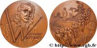FRANKREICH Médaille, Jean-Antoine Watteau ARTISTES : MUSICIENS, PEINTRES, SCULPTEURS Monnaie de Paris 1978 (71,5mm, 154,78g, 12h) -