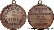 FRANKREICH Médaille, Fraternité, Société de secours mutuels ASSURANCES 52 - Chaumont 1850 (28,5mm, 5,50g, 12h) -