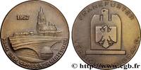 FRANKREICH Médaille, Frankfurter Versicherungs A. G. ASSURANCES Allemagne, Francfort 1952 (39mm, 30,12g, 12h) -