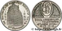 FRANKREICH Médaille, Célébration du 90e anniversaire, Equitab ASSURANCES 1949 (19,5mm, 3,96g, 12h) -