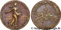 FRANKREICH Médaille, Société nationale du Franc au décès ASSURANCES n.d. (25,5mm, 6,30g, 12h) -