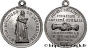 FRANKREICH Médaille, Cinquantenaire de la fondation de la Soc ASSURANCES Italie, Domodossola 1905 (36,5mm, 4,20g, 12h) -