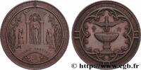 FRANKREICH Médaille de Baptême, Communion et Confirmation RELIGIONS (1856-1866) (50,5mm, 56,40g, 12h) -