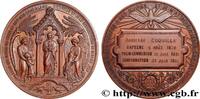 FRANKREICH Médaille de Baptême, Communion et Confirmation RELIGIONS (1870-1881) (50,5mm, 62,19g, 12h) -