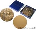 FRANKREICH Médaille calendrier, Les hommes naissent et demeur ALMANACH / CALENDRIER Monnaie de Paris 2001 (72mm, 352,41g, 12h) -