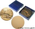 FRANKREICH Médaille calendrier, L’Europe et l’espace, tirage ALMANACH / CALENDRIER Monnaie de Paris 2000 (72,5mm, 376,02g, 12h) -