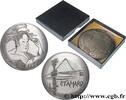 FRANKREICH Médaille, Utamaro (Kitagawa), n°89 JAPON Monnaie de Paris 1984 (79mm, 381,22g, 12h) -