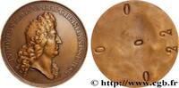 FRANKREICH Médaille, Louis XIV, refrappe de la 44e effigie, é LOUIS XIV LE GRAND OU LE ROI SOLEIL n.d. (71,5mm, 84,69g, 12h) -