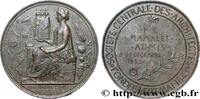 FRANKREICH Médaille d’admission, Société centrale des archite ACADÉMIES D'ARCHITECTURE (DIVERSES) 1852 (69,5mm, 164,79g, 12h) -