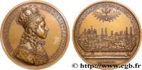 FRANKREICH Médaille, Le sacre de Reims, refrappe LOUIS XIV LE GRAND OU LE ROI SOLEIL Monnaie de Paris n.d. (71,5mm, 182,69g, 12h) -