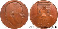 FRANKREICH Médaille, Charles de Gaulle PRÉSIDENTS Monnaie de Paris 1970 (71,5mm, 184,35g, 12h) -