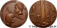 FRANKREICH Médaille, Conseil d’arrondissement de l’Inini CONSEIL GÉNÉRAL, DÉPARTEMENTAL OU MUNICIPAL - CONSEILLERS Monnaie de Paris n.d. (58,5mm, 112,57g, 12h) -