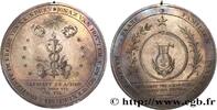 FRANKREICH Médaille, Noces d’argent d’Ignaz van Hovtem et de AMOUR ET MARIAGE 1808 (65mm, 56,84g, 12h) -