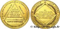 FRANKREICH Médaille, Célébration de la glorieuse journée de F FRANC - MAÇONNERIE Orient de Grenoble 1807 (53mm, 55,07g, 12h) -