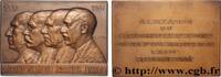 FRANKREICH Plaquette, Centenaire de l’école des Mines, Facult MINES ET FORGES Belgique, Mons 1937 (59,5mm, 191,40g, 12h) -