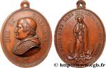 FRANKREICH Médaille, Vierge Marie ITALIE - ÉTATS DU PAPE - PIE IX (Jean-Marie Mastai Ferretti) n.d. (52,5mm, 46,76g, 12h) -
