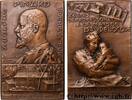 FRANKREICH Plaquette, Adolphe Pinard, 20 ans de professorat à TROISIÈME RÉPUBLIQUE n.d. (60,5mm, 67,40g, 12h) -