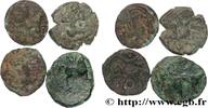 FRANKREICH Lot de 4 monnaies gauloises LOTS (mm, g, h) -