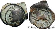 FRANKREICH Bronze CRICIRV GALLIEN - BELGICA - SUESSIONES (Region die Soissons) c. 50-40 AC. (20,5mm, 4,10g, 10h) -