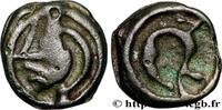 FRANKREICH Potin à l’animal retourné du Loir-et-Cher BITURIGES CUBI / CARNUTES, UNBEKANNT c. Ier siècle avant J.-C. (15,5mm, 3,12g, 6h) -