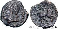 FRANKREICH Bronze au cheval et au sanglier GALLIEN - CARNUTES (Region die Beauce) Chartres (28) c. 60-40 AC. (16mm, 3,37g, 11h) -