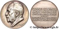 FRANKREICH Médaille, Gabriel Hanotaux POLITIQUE ET POLITICIENS 1933 (67,5mm, 167,91g, 12h) -