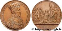 FRANKREICH Médaille du Sacre CHARLES X 1825 (67,5mm, 164,54g, 12h) -