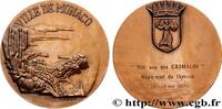 FRANKREICH Médaille, 700 ans des Grimaldi MONACO - PRINCIPAUTÉ DE MONACO - RAINIER III Monnaie de Paris 1997 (67,5mm, 192,12g, 12h) -