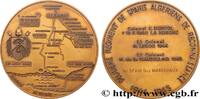 FRANKREICH Médaille, Deuxième régiment de spahis algériens de SECONDE GUERRE WWII (1944-1945) (67,5mm, 143,94g, 12h) -