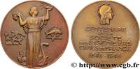 FRANKREICH Médaille, Centenaire de la Société des ingénieurs QUATRIÈME RÉPUBLIQUE 1948 (67,5mm, 130,79g, 12h) -
