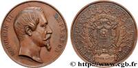 FRANKREICH Médaille, Exposition universelle, Agriculture, Ind EXPOSITIONS UNIVERSELLES 75 - Paris 1855 (59,5mm, 112,21g, 12h) -