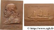 FRANKREICH Plaquette, Charles Tellier, Le Frigorifique MER ET MARINE : PAQUEBOTS, NAVIRES, BATEAUX 1912 (65mm, 104,41g, 9h) -