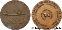 FRANKREICH Médaille, Royal Interocean Lines MER ET MARINE : PAQUEBOTS, NAVIRES, BATEAUX n.d. (80,5mm, 186,08g, 12h) -
