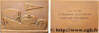 FRANKREICH Plaquette, Compagnie industrielle maritime ENTREPRISES, INDUSTRIES ET COMMERCES DIVERS n.d. (51mm, 163,31g, 12h) -