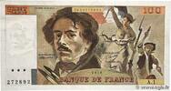 FRANKREICH 100 Francs DELACROIX FRANKREICH 100 Francs DELACROIX 1978 fVZ -
