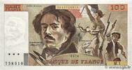 FRANKREICH 100 Francs DELACROIX FRANKREICH 100 Francs DELACROIX 1978 SS -