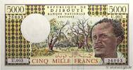 DSCHIBUTI 5000 Francs DSCHIBUTI 5000 Francs 1991 fST+ -