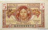 FRANKREICH 5 Francs TRÉSOR FRANÇAIS FRANKREICH 5 Francs TRÉSOR FRANÇAIS 1947 VZ -