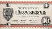 FÄRÖER-INSELN 10 Kronur FÄRÖER-INSELN 10 Kronur 1954 ST -