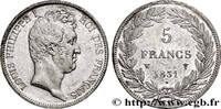 FRANKREICH 5 francs type Tiolier avec le I, tranche en creux LUDWIG PHILIPP I Lille 1831 (37,36mm, 24,86g, 6h) -