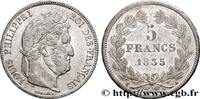 FRANKREICH 5 francs IIe type Domard LUDWIG PHILIPP I Paris 1835 (37mm, 24,94g, 6h) -