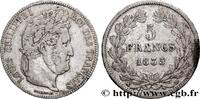 FRANKREICH 5 francs IIe type Domard LUDWIG PHILIPP I Strasbourg 1835 (37mm, 24,86g, 6h) -