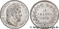 FRANKREICH 5 francs IIe type Domard LUDWIG PHILIPP I Lille 1835 (37mm, 24,81g, h) -