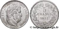 FRANKREICH 5 francs IIe type Domard LUDWIG PHILIPP I Paris 1837 (37mm, 24,93g, 6h) -